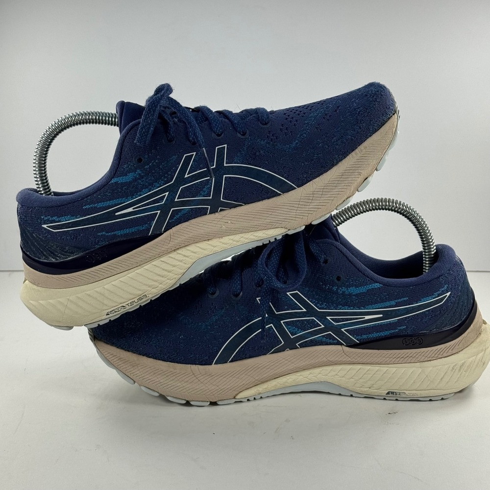 Asics Gel-Kayano 29 Navy Blue Sage Running Shoes 1012B272 Womens 8.5‎ - Picture 9 of 12